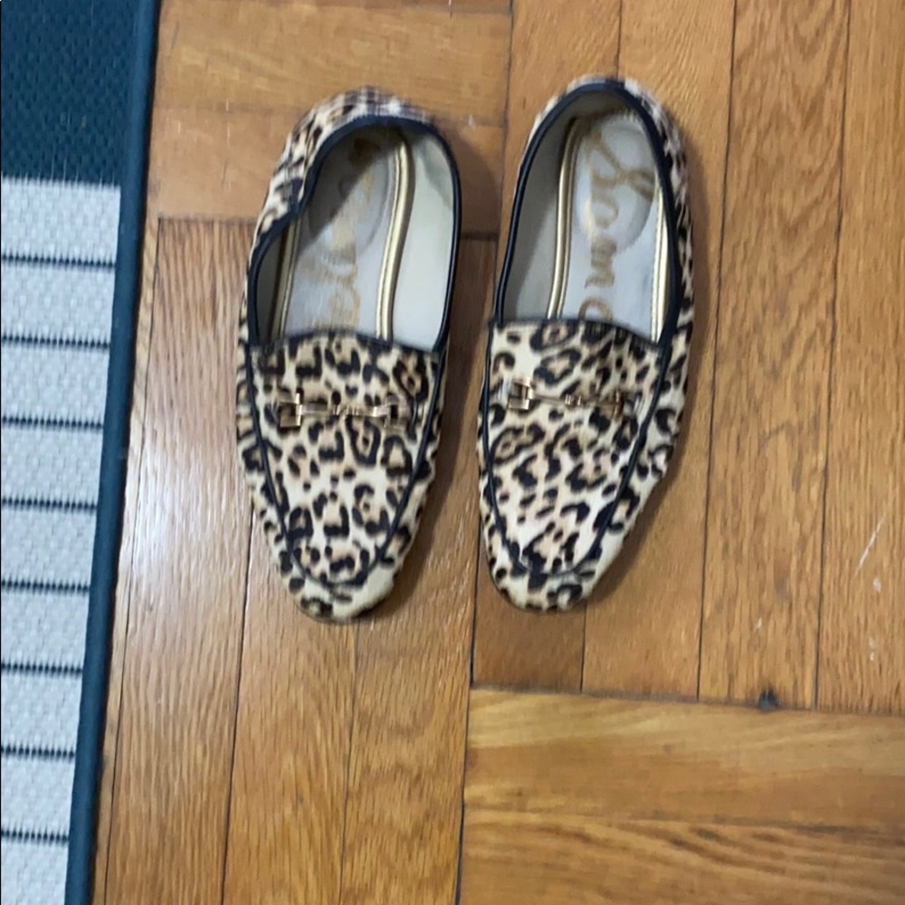 Sam Edelman leopard loafers
